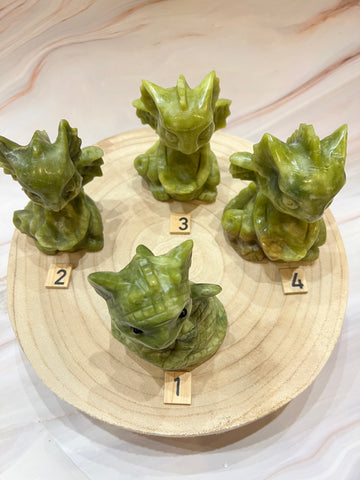 Groene Jade Draak 4 varianten
