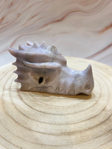 Oceaan Jaspis Drakenkop 12 cm