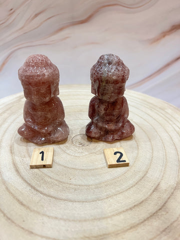 Aardbeienkwarts Buddha